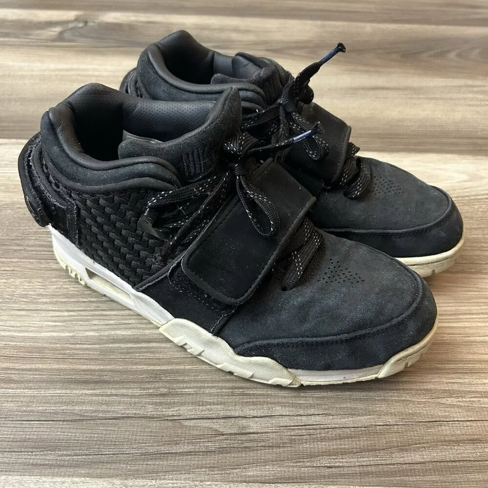 Nike Men's Air Trainer V. Cruz Shoes Size 6.5 Black Suede Sneakers 777535-004